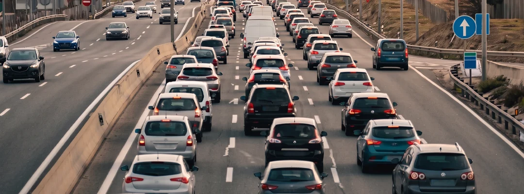 Calles con más congestión en hora punta en Murcia