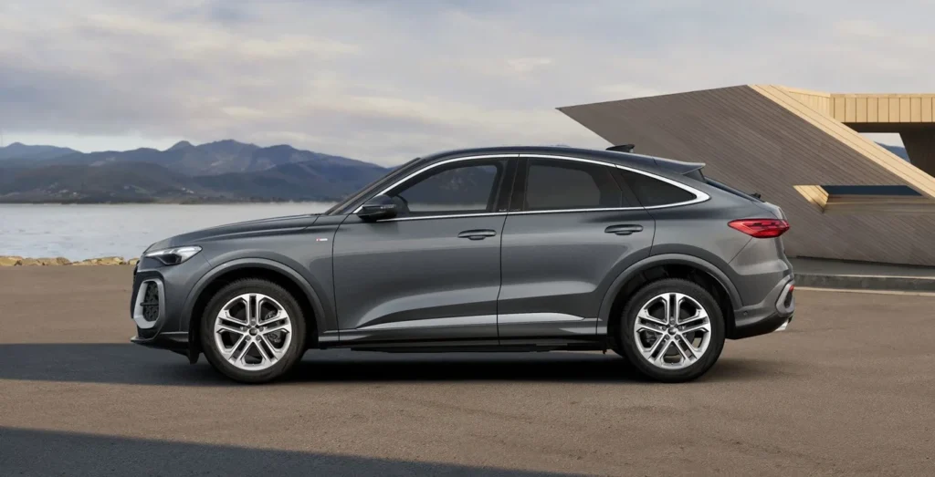 AUDI-Q5-Sportback-S-line-TDI-quattro-150kW-204CV-S-tronic-lateral-gris-daytona
